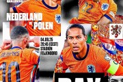 百家乐游戏-荷兰发布世预赛战波兰预热海报：范戴克、邓弗里斯等出镜